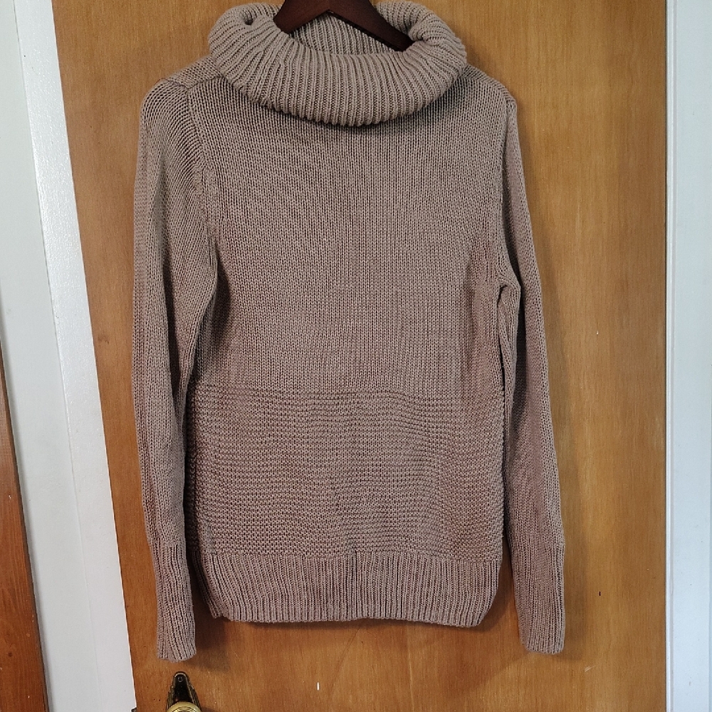GAP Taupe Cowl Neck Sweater